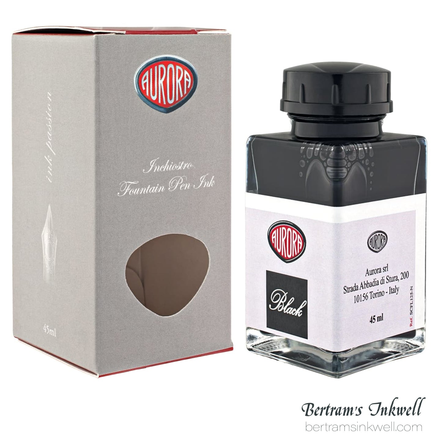 Aurora Black Bottled Ink - 45 ml