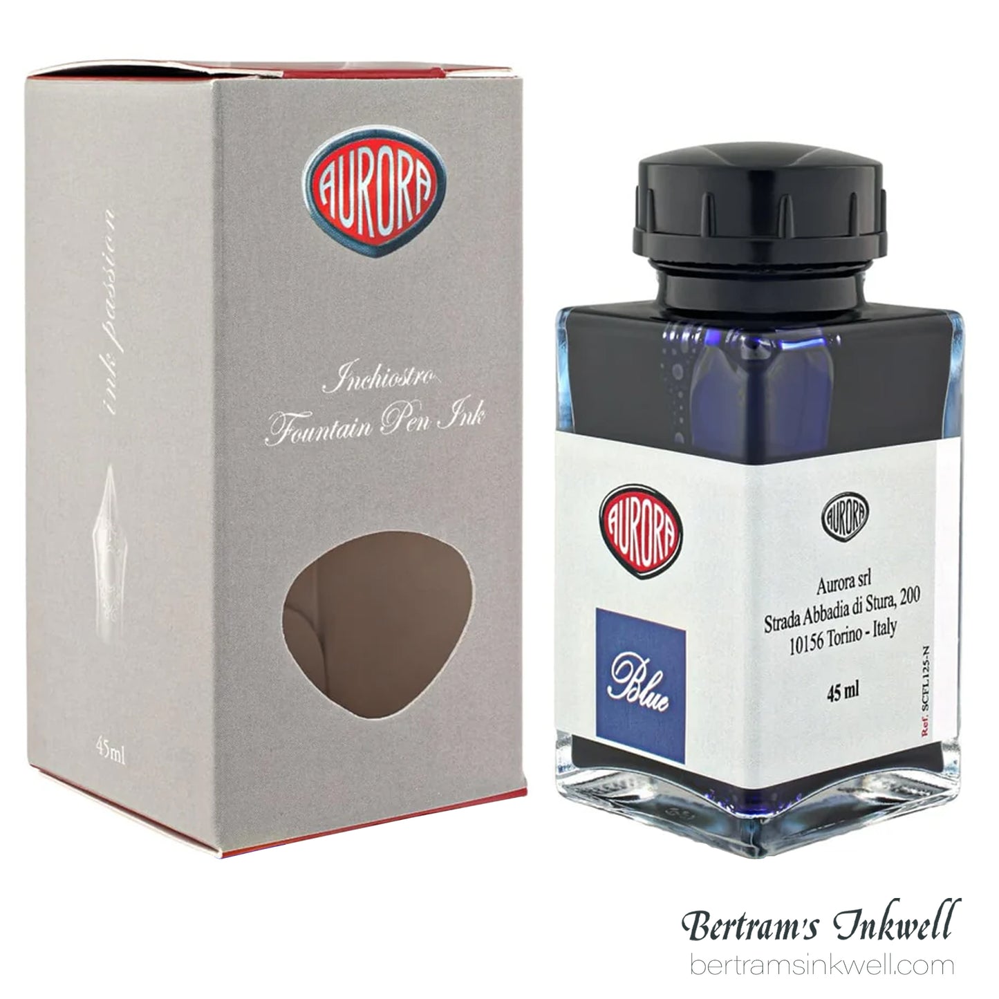 Aurora Blue Bottled Ink - 45 ml