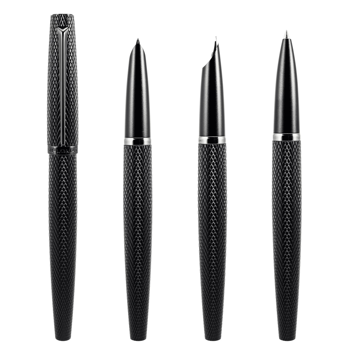 Diplomat Viper Noir Guilloche Rollerball
