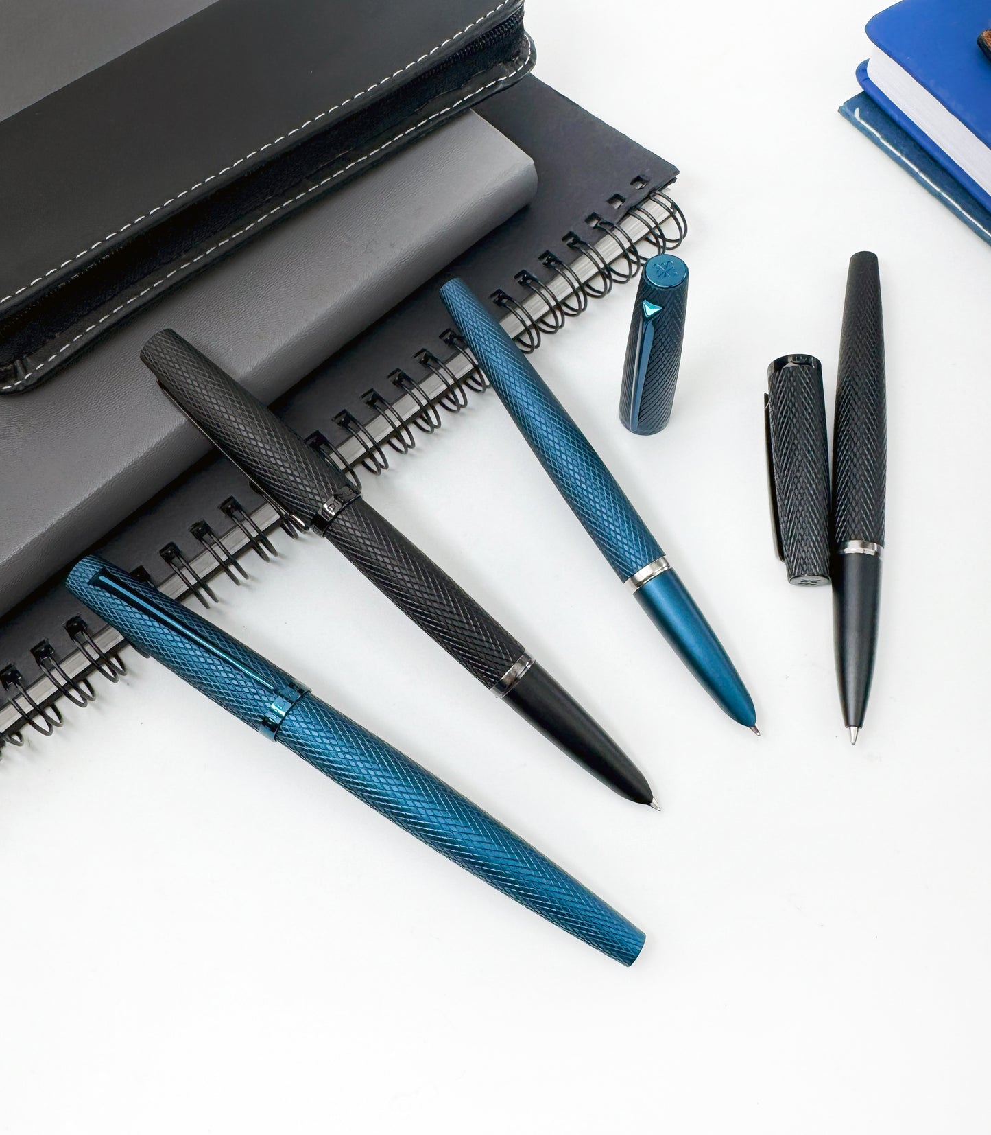 Diplomat Viper Noir Guilloche Fountain Pen