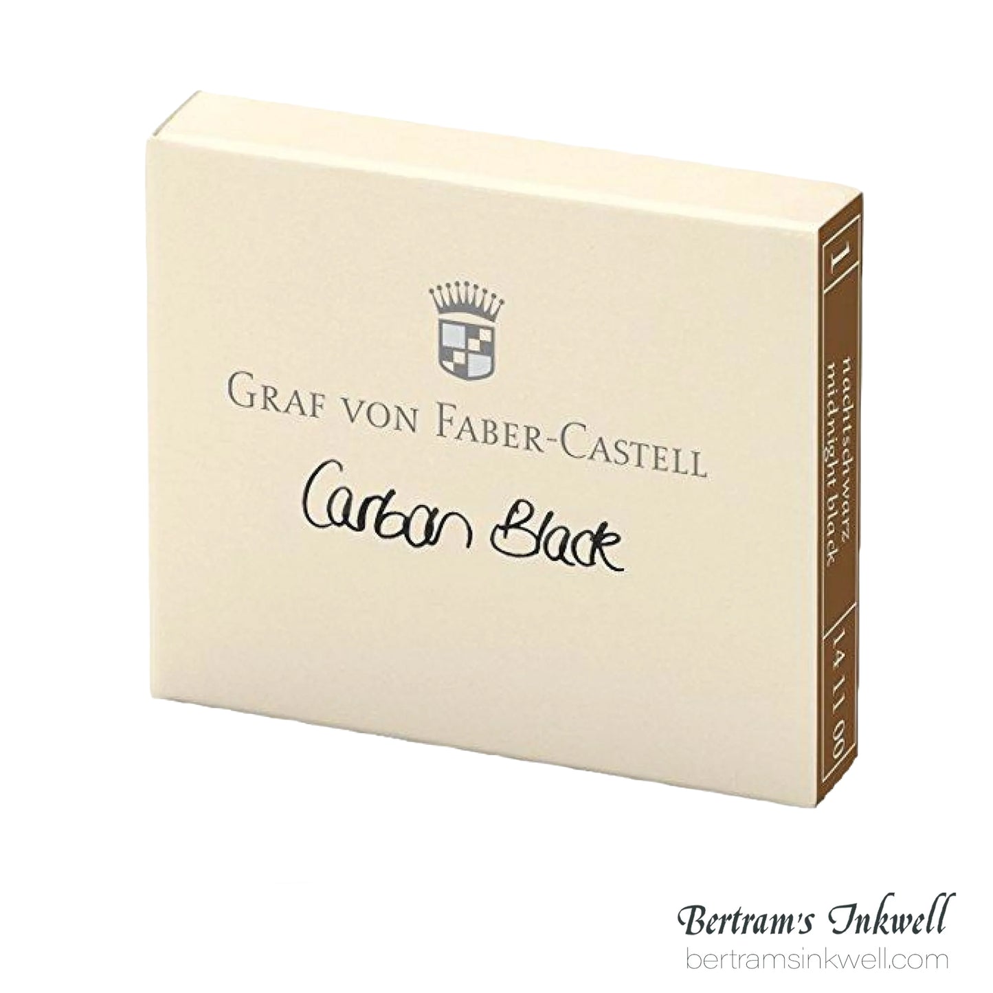 Graf von Faber-Castell Carbon Black Ink Cartridges (6 per box)