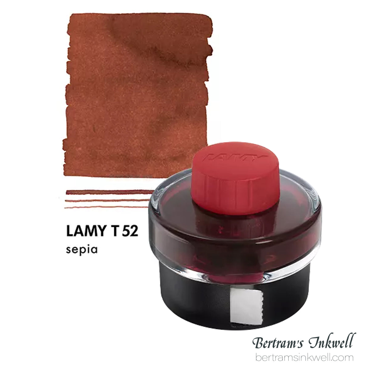 Lamy Sepia With Blotting Paper Fountain Pen Ink Bottle 50ml