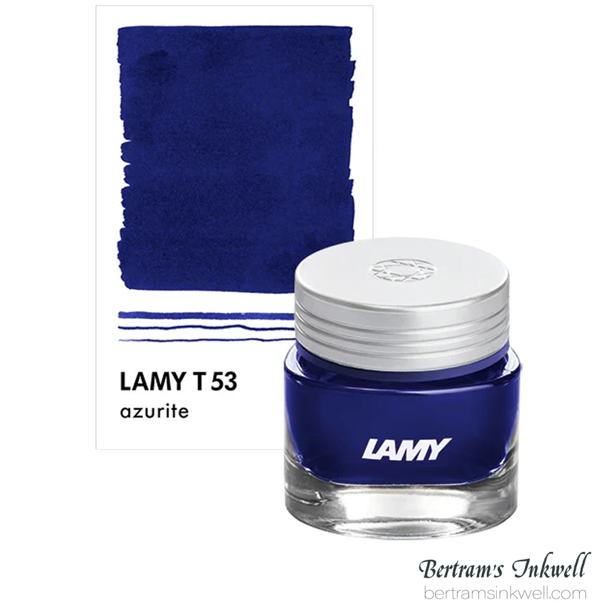 Lamy T53 Azurite Fountain Pen Ink Bottle 30ml