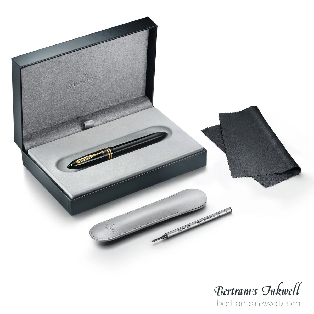 Sheaffer Balance III E893 Glossy Black & Gold Trim Rollerball