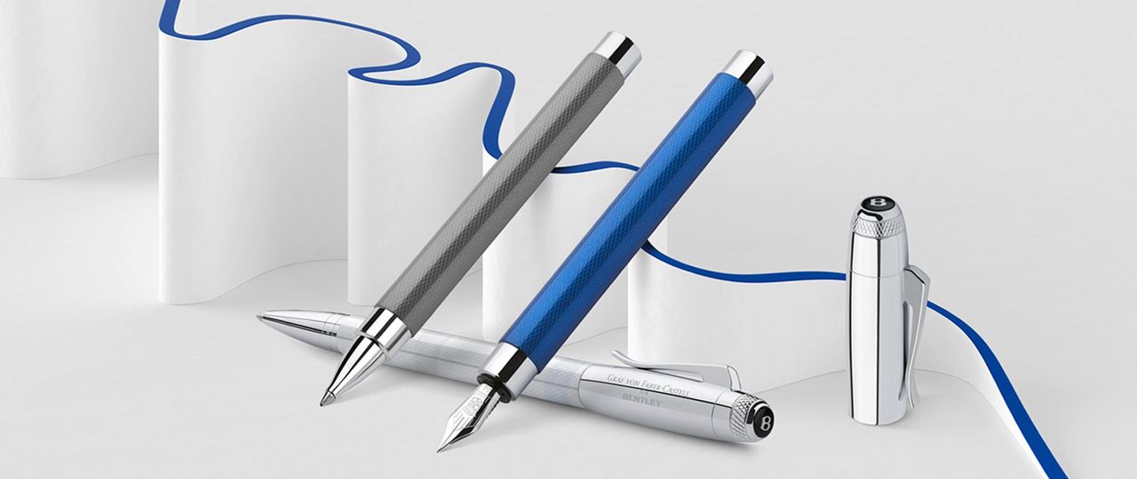 Graf von Faber Castell for Bentley White Satin Ballpoint Pen