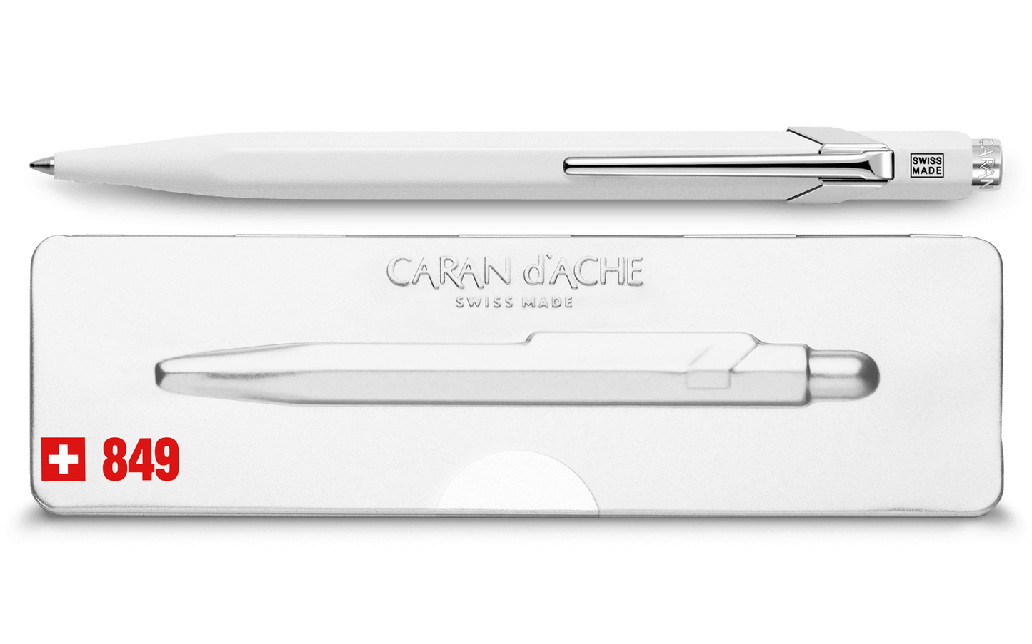 Caran d'Ache 849 Ballpoint Pen White