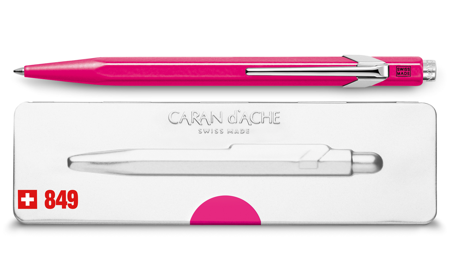 Caran d'Ache 849 Ballpoint Pen Fluorescent Pink