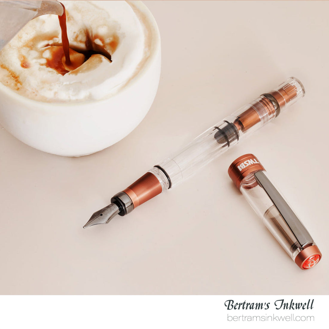 TWSBI Diamond 580ALR Affogato With Onyx Fountain Pen