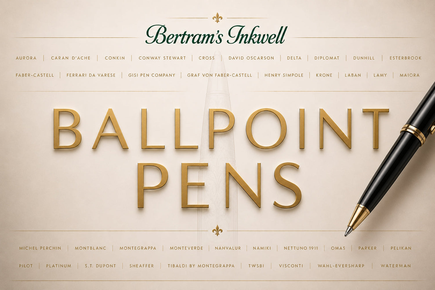 Bertram's Inkwell Retail Store for ballpoint pens