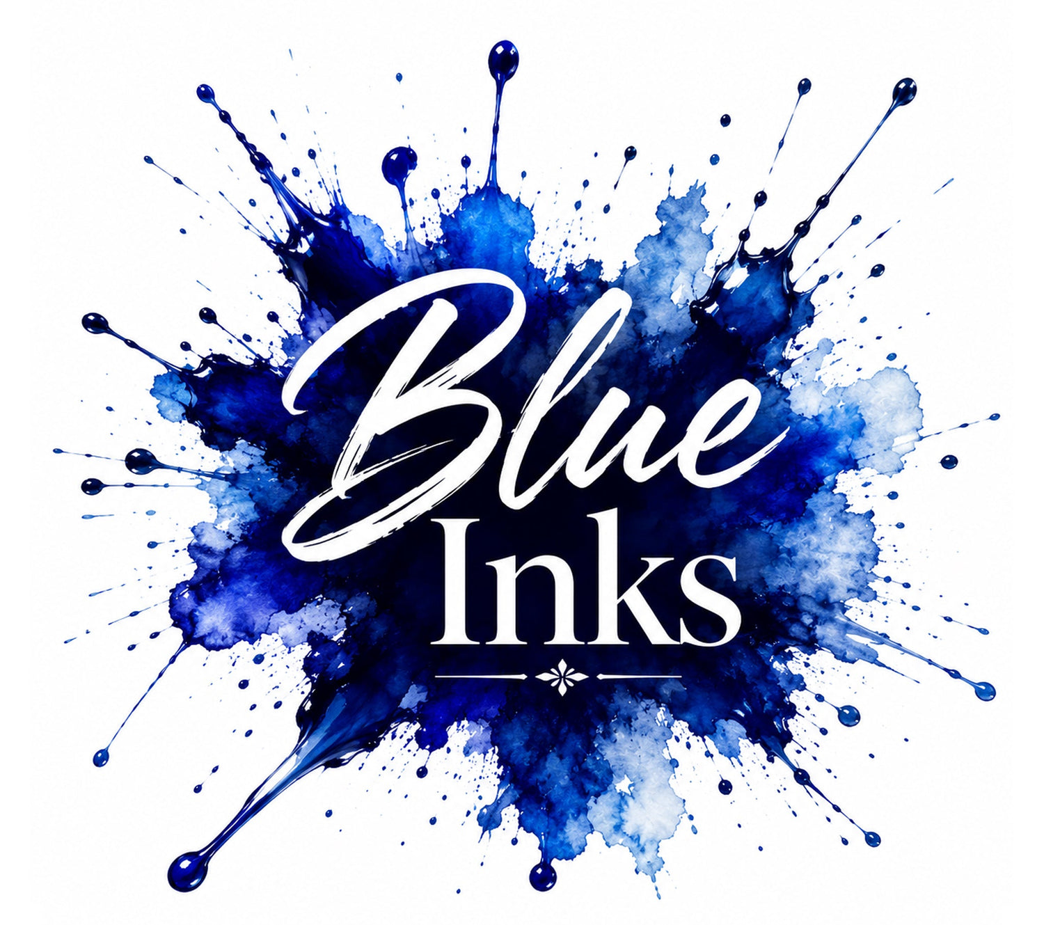 Fountain Pen Ink Bottle - Blue Family