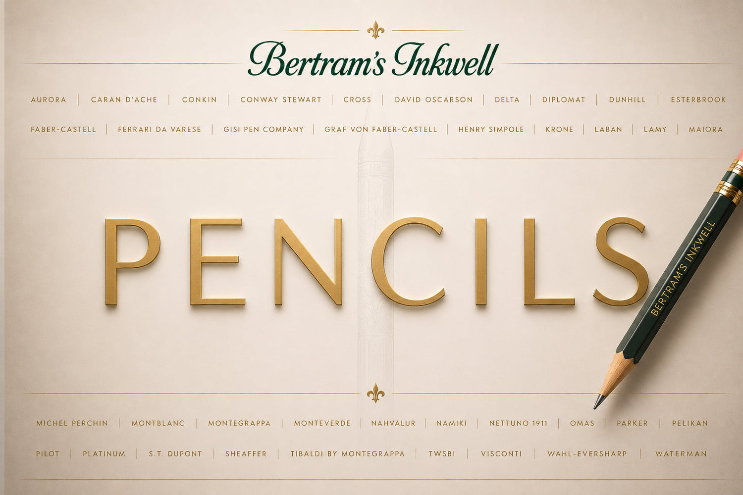Bertram's Inkwell Retail Store for Pencils