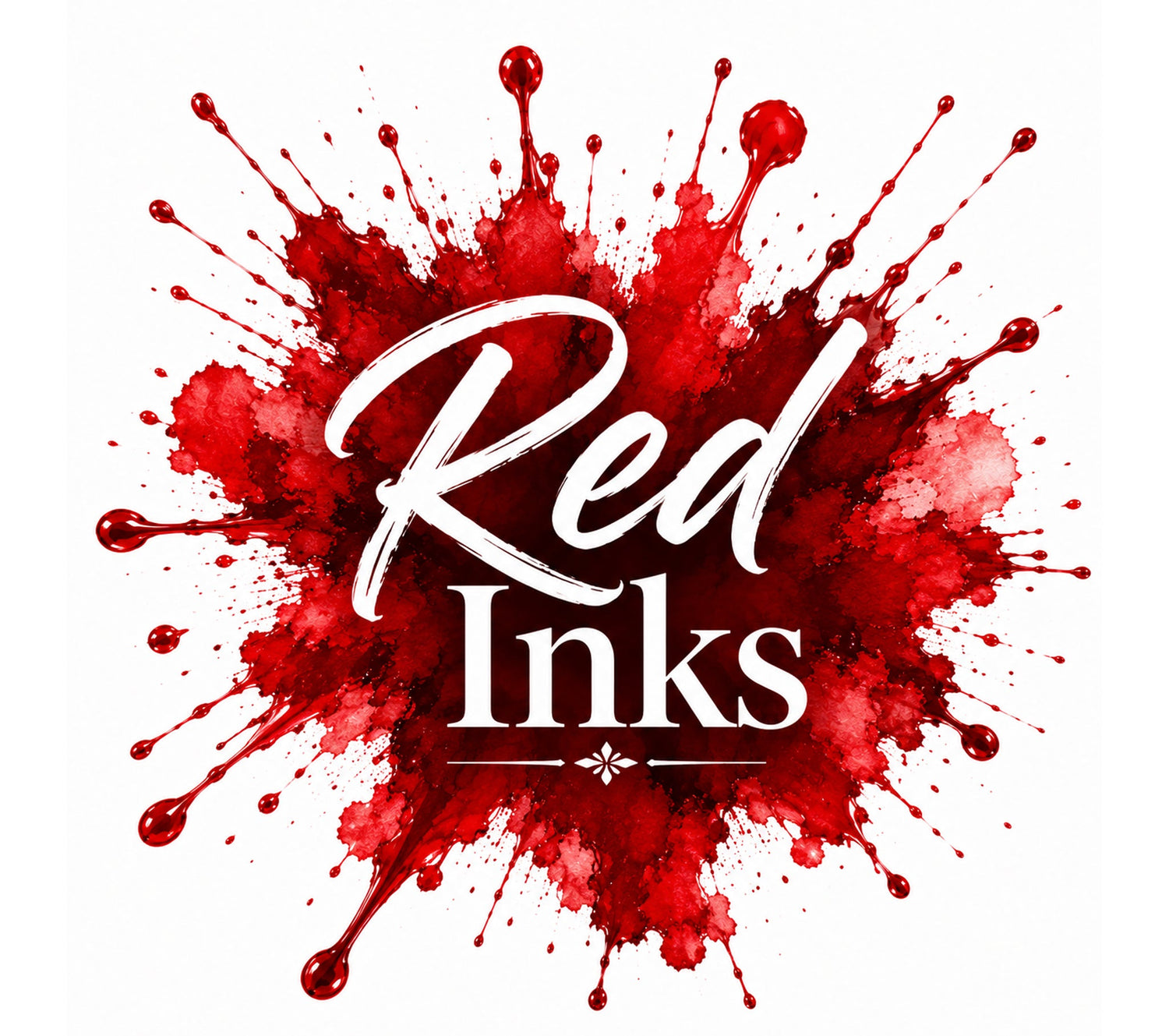 Fountain Pen Ink Bottle - Red Ink Family