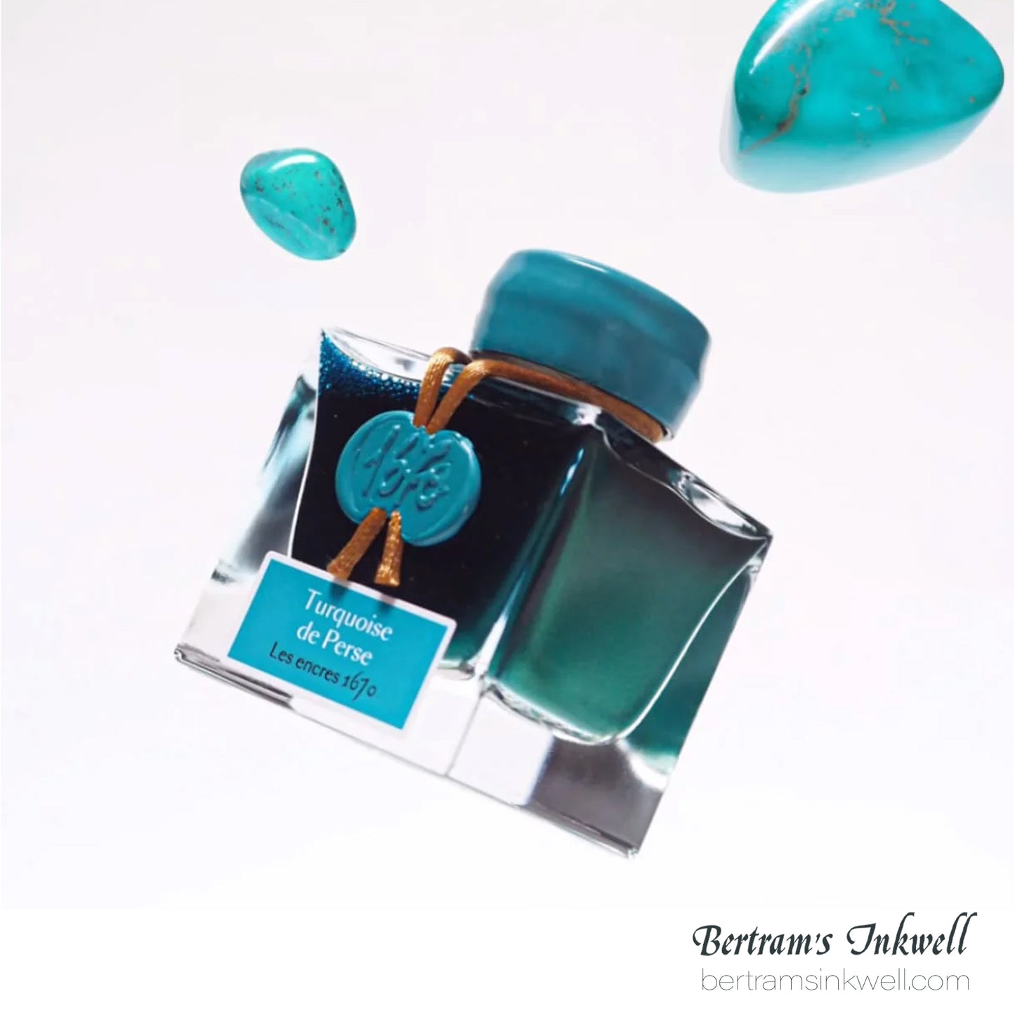 J. Herbin 1670 Turquoise De Perse 50ml and 15ml Bottled Ink