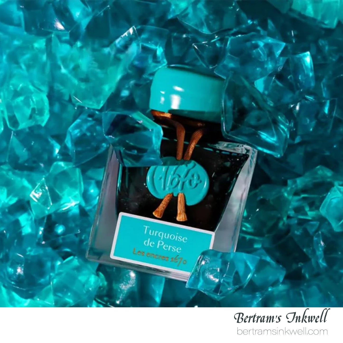 J. Herbin 1670 Turquoise De Perse 50ml and 15ml Bottled Ink