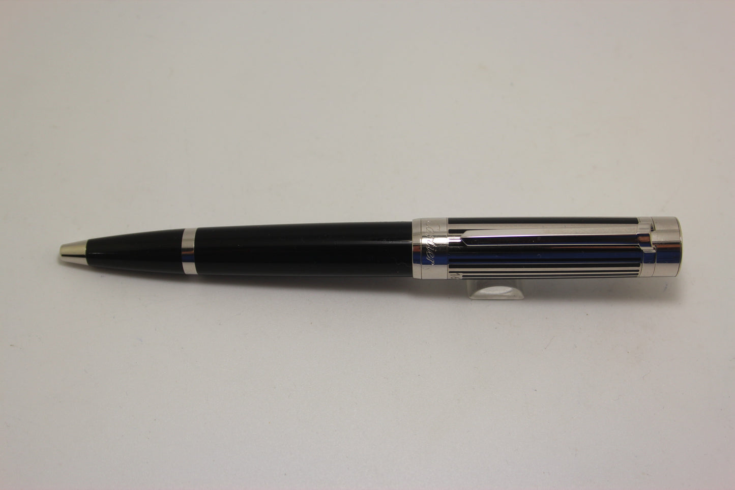 Cartier Pasha De Cartier Barcode Decor Black Platinum Finish Special Edition Ballpoint