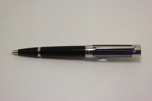 Cartier Pasha De Cartier Barcode Decor Black Platinum Finish Special Edition Ballpoint