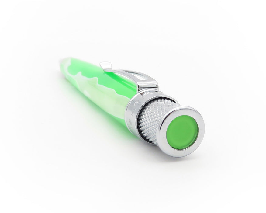 Retro 51 Tornado Acrylic Cosmic Swirl Green & White Rollerball Pen