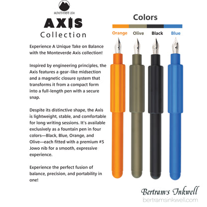 Monteverde Axis Orange Fountain Pen