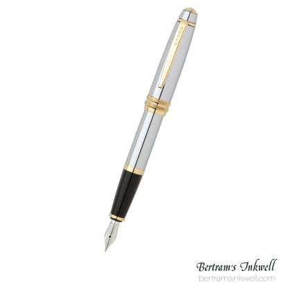 Cross Bailey™ Medalist® Stainless Steel Medium Nib Fountain Pen