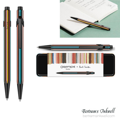 Caran d'Ache 849 Paul Smith 5 'Signature Stripe' Black Ballpoint Pen