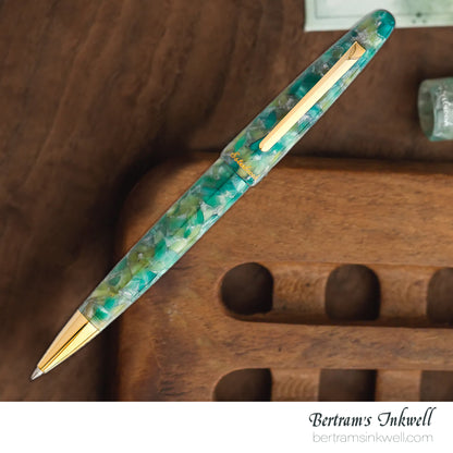 Esterbrook Estie Sea Glass Gold Trim Ballpoint