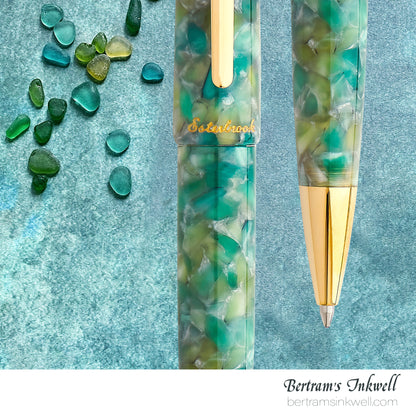 Esterbrook Estie Sea Glass Gold Trim Ballpoint