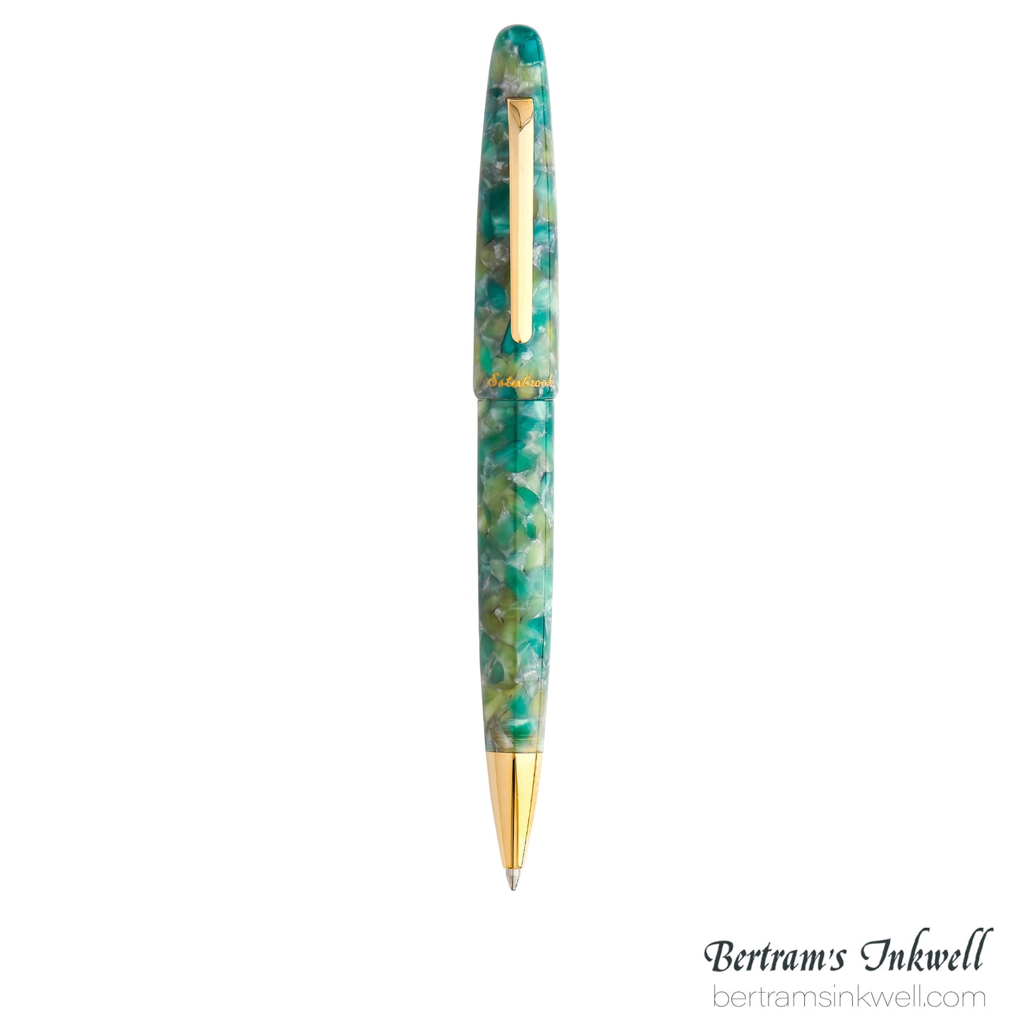 Esterbrook Estie Sea Glass Gold Trim Ballpoint