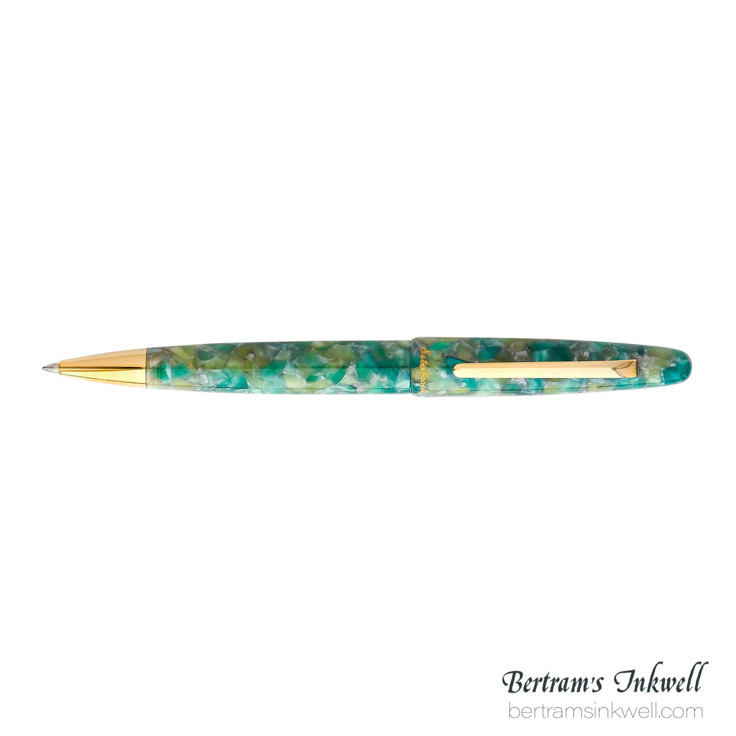 Esterbrook Estie Sea Glass Gold Trim Ballpoint