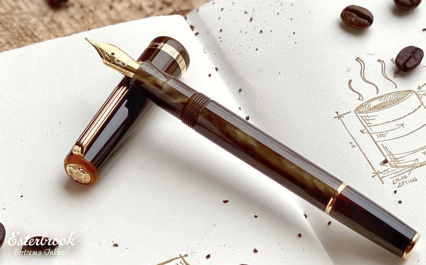 Esterbrook JR Pocket Pumpkin Latte Fountain Pen
