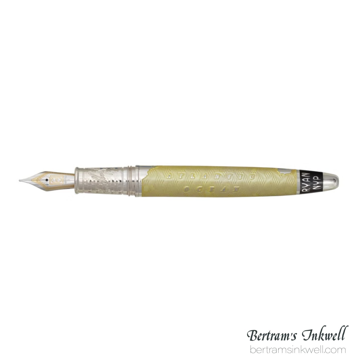 David Oscarson Spirit of St. Louis Fountain Pen - Charles Lindbergh Sunburst