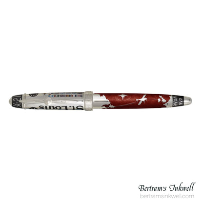 David Oscarson Spirit of St. Louis Fountain Pen - Charles Lindbergh Sunset
