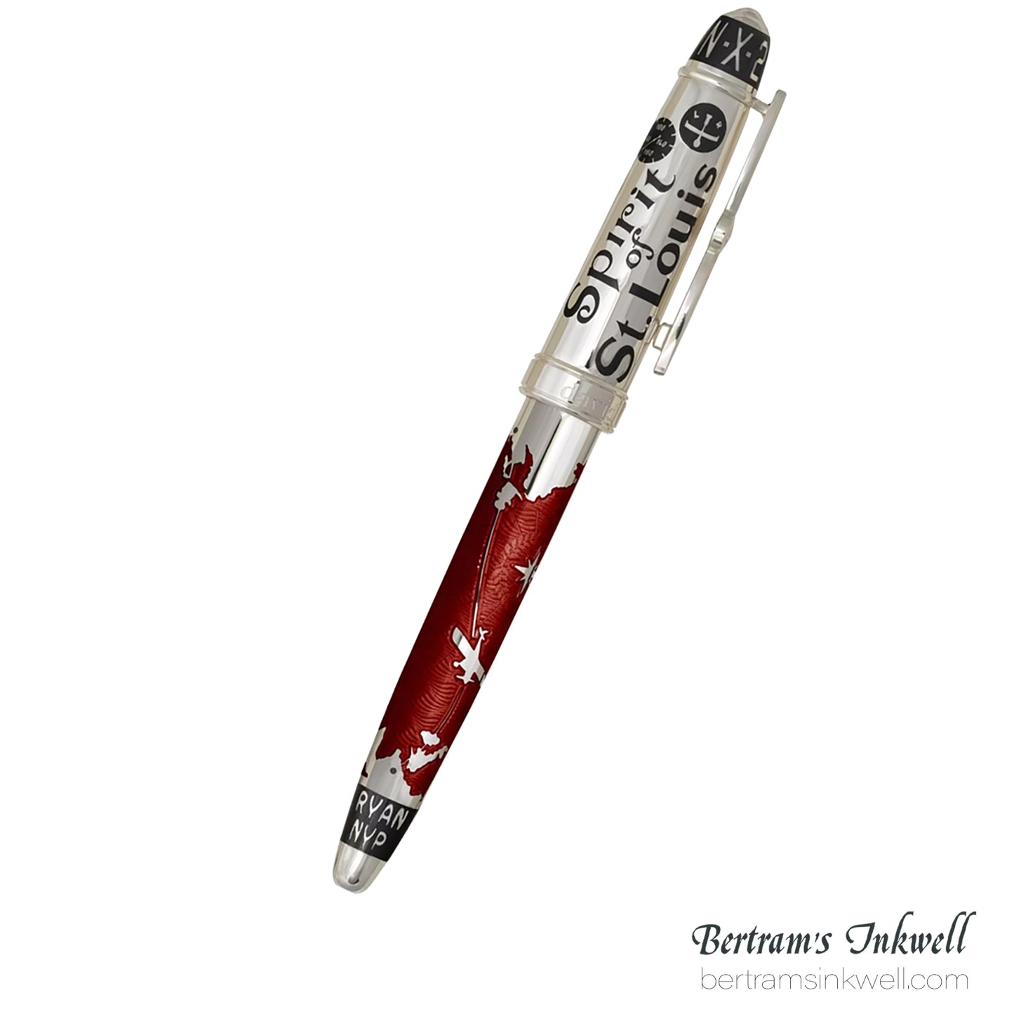 David Oscarson Spirit of St. Louis Fountain Pen - Charles Lindbergh Sunset