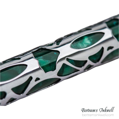 Conklin Endura Deco Crest Green Fountain Pen