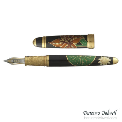 David Oscarson Consider the Lilies Opaque Black Fountain Pen