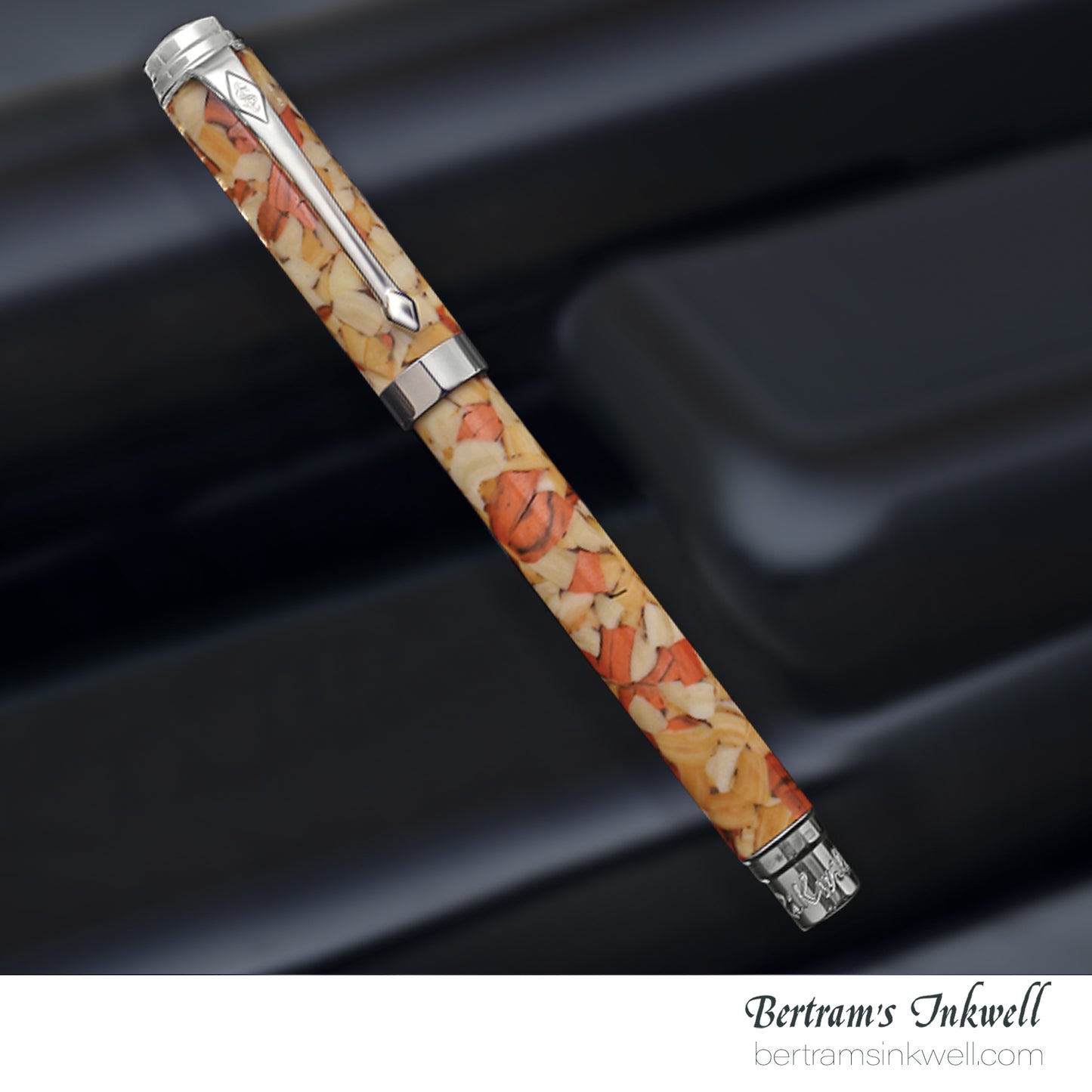 Conway Stewart Babbage Cousins Serling Silver and Veneer ToffeeBits Limited Edition Rollerball, 2010