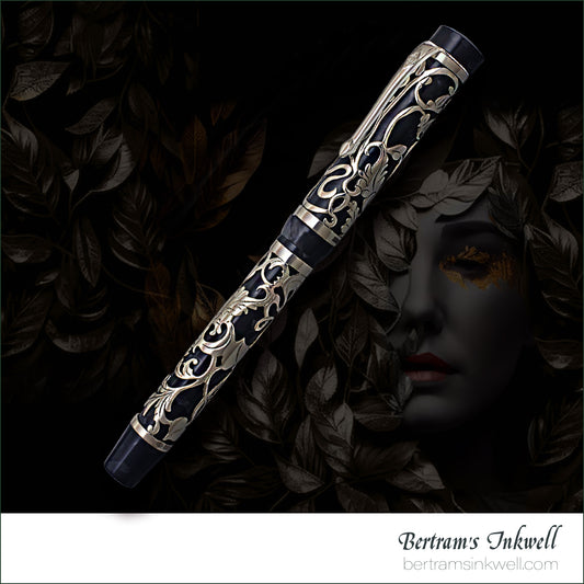 Conway Stewart Sterling Silver Henry Simpole Graphite Grey Limited Edition Rollerball, 2007