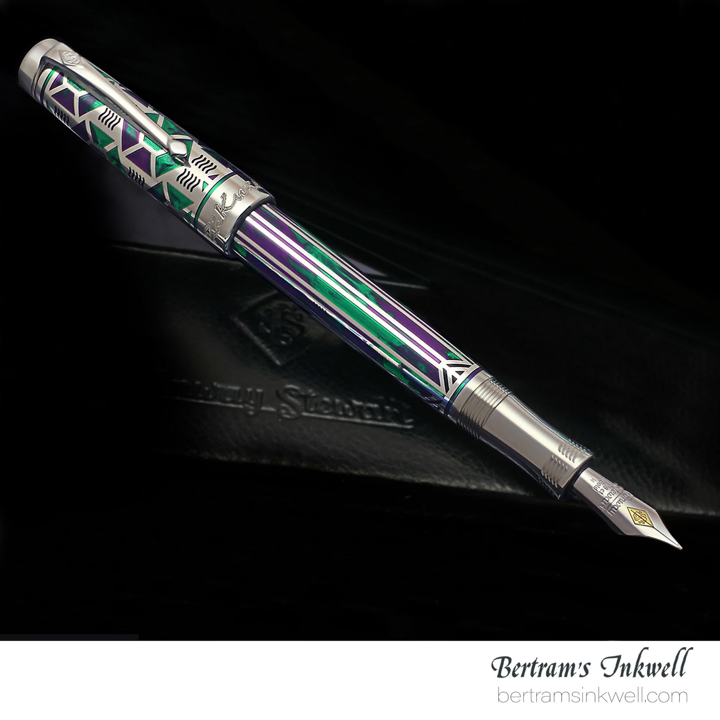 Conway Stewart Kaleidoscope Aubergine Limited Edition Fountain Pen, 2013
