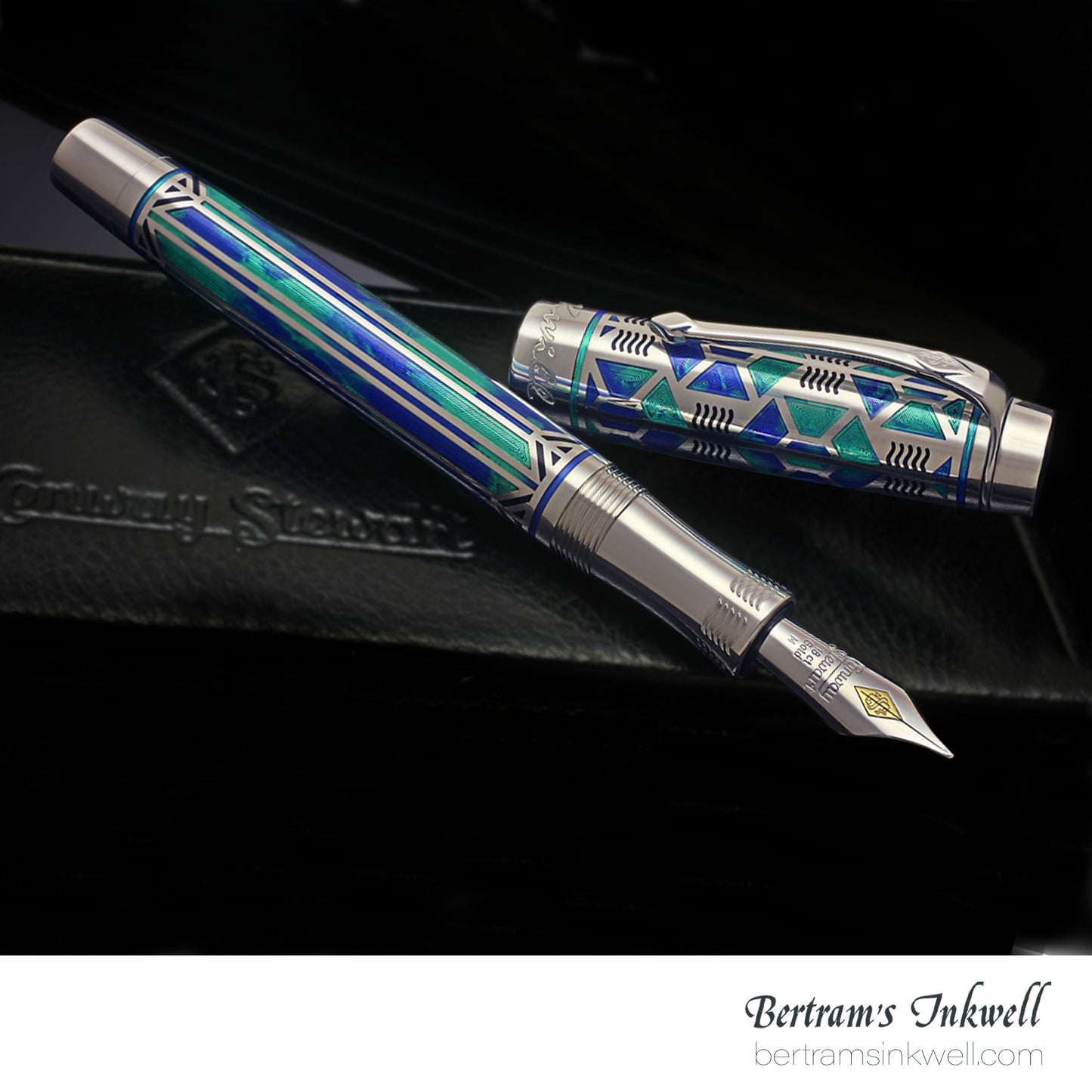 Conway Stewart Kaleidoscope Peacock Limited Edition Fountain Pen, 2013