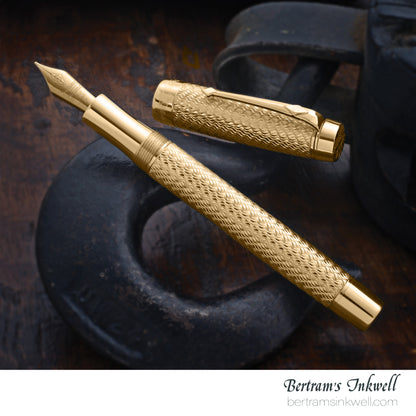 Conway Stewart 'Drake' Vermeil Limited Edition Fountain Pen 2007