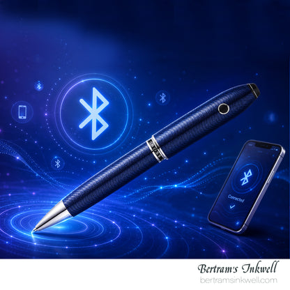 Cross Peerless TRAKR Quartz Blue Ballpoint AT0702-12/TKR With Leather Pen Case 2015