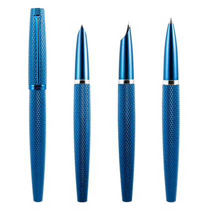 Diplomat Viper Blue Guilloche Rollerball
