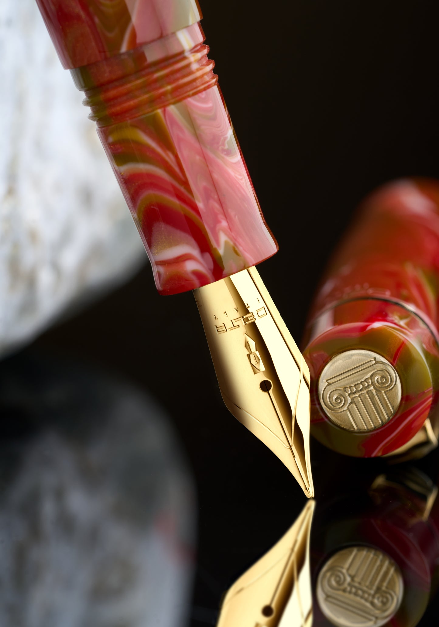Delta Signs Of Time Art Edition Classical Art Fountain Pen