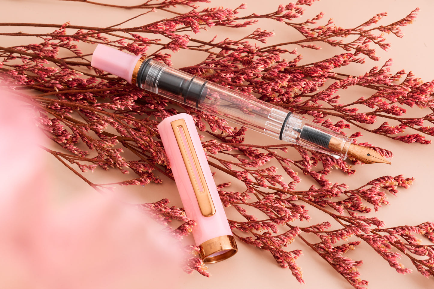 TWSBI ECO Pink Lemonade w/Bronze