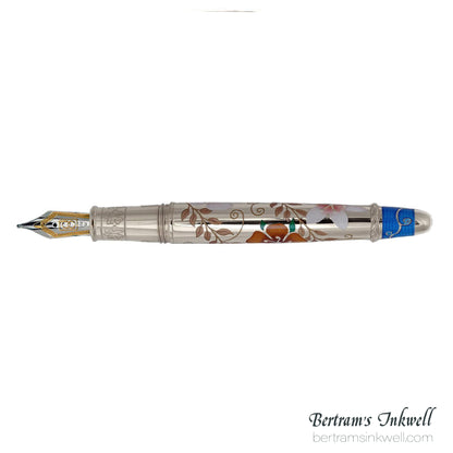 David Oscarson Carl Linnaeus Blue Fountain Pen