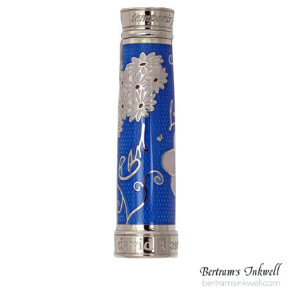 David Oscarson Carl Linnaeus Blue Fountain Pen