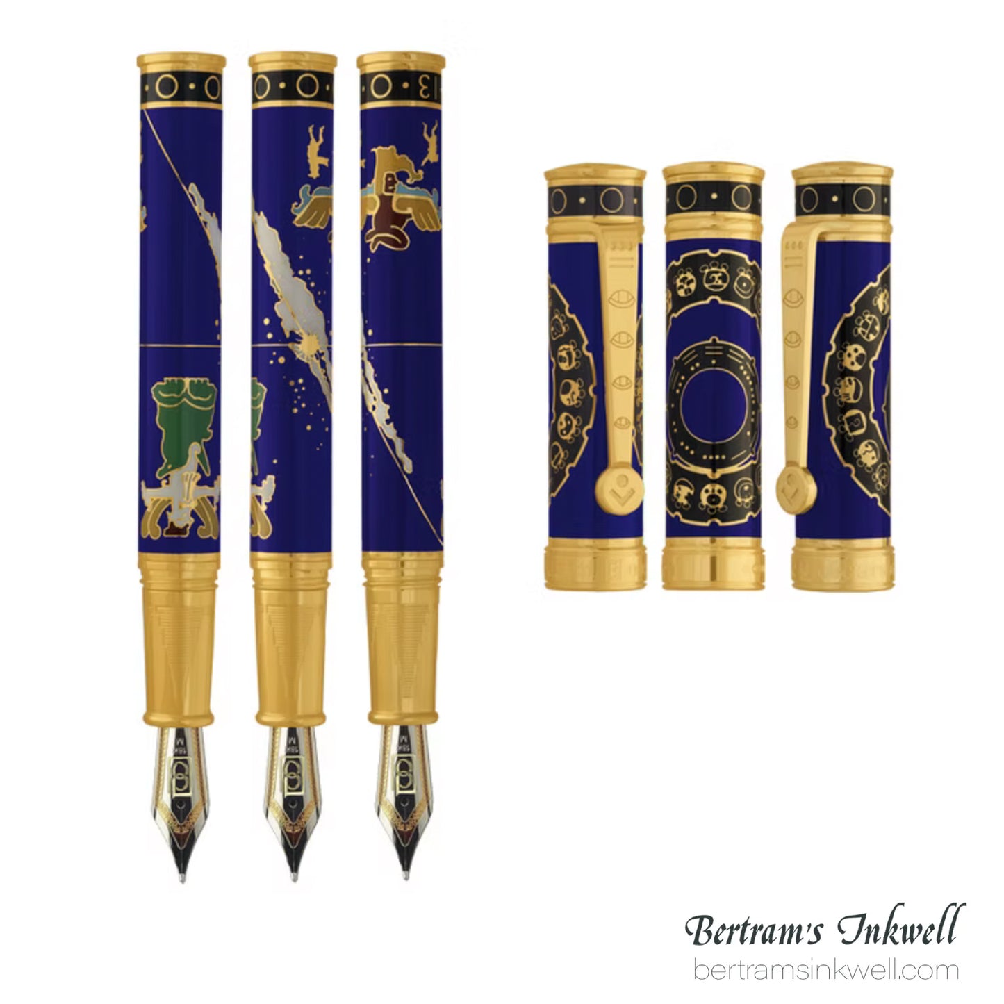 David Oscarson 2012 End of Days Sapphire Blue Fountain Pen