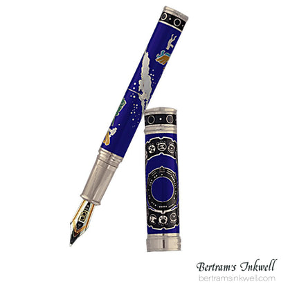 David Oscarson 2012 End of Days Sapphire Blue Fountain Pen