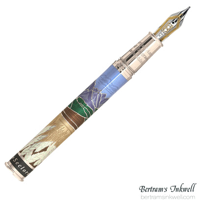 David Oscarson America The Beautiful Light Blue Fountain Pen