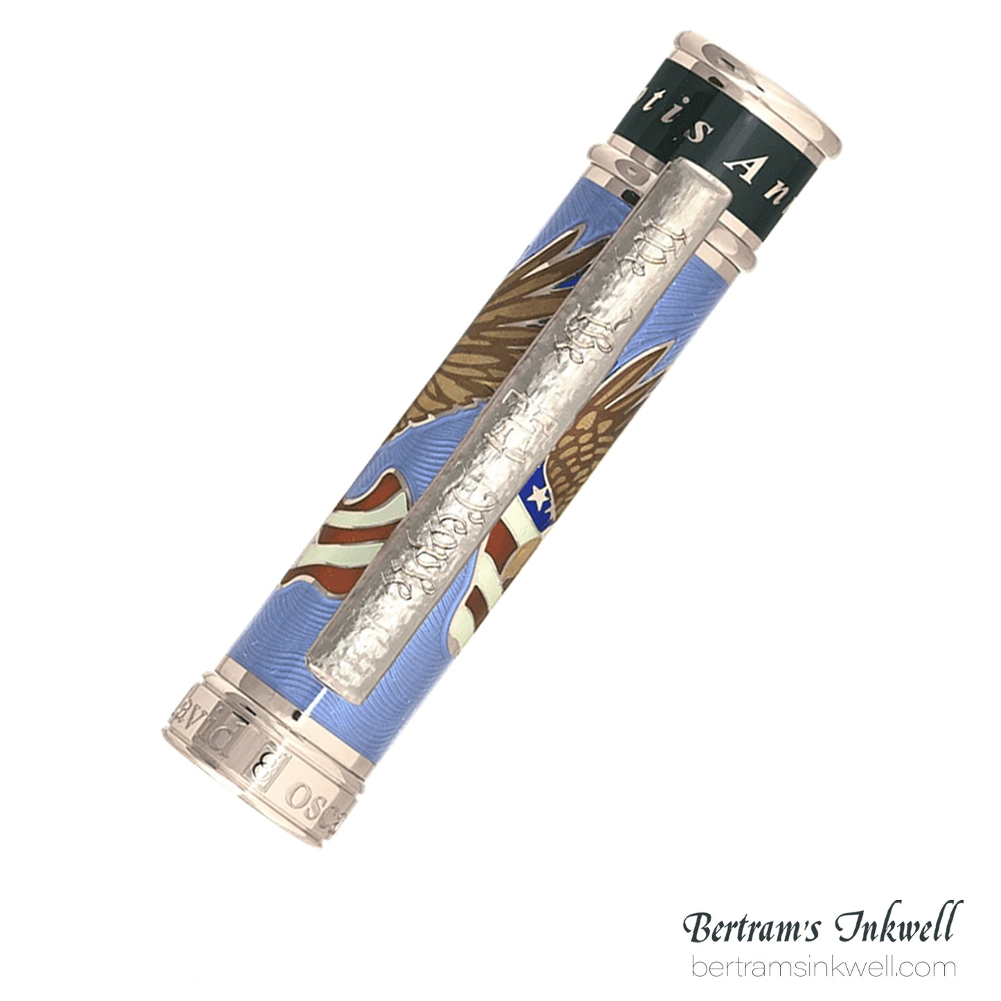 David Oscarson America The Beautiful Light Blue Fountain Pen