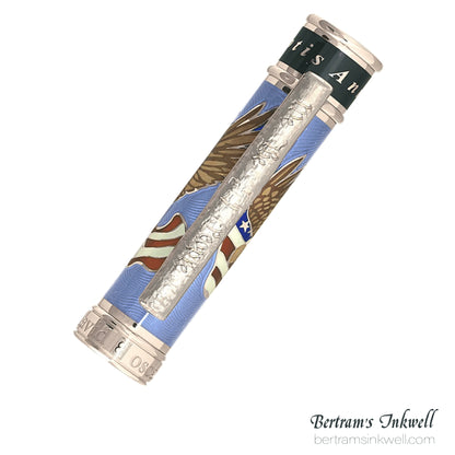David Oscarson America The Beautiful Light Blue Fountain Pen
